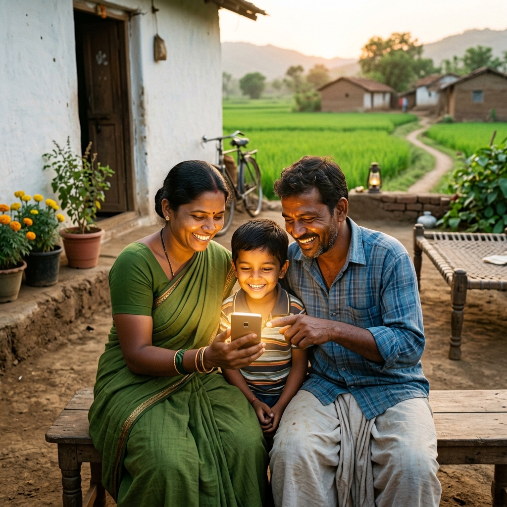 Rural women entrepreneur accessing digital financial services